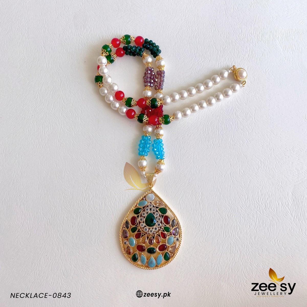Mala Necklace-0843 - Necklace Sets 