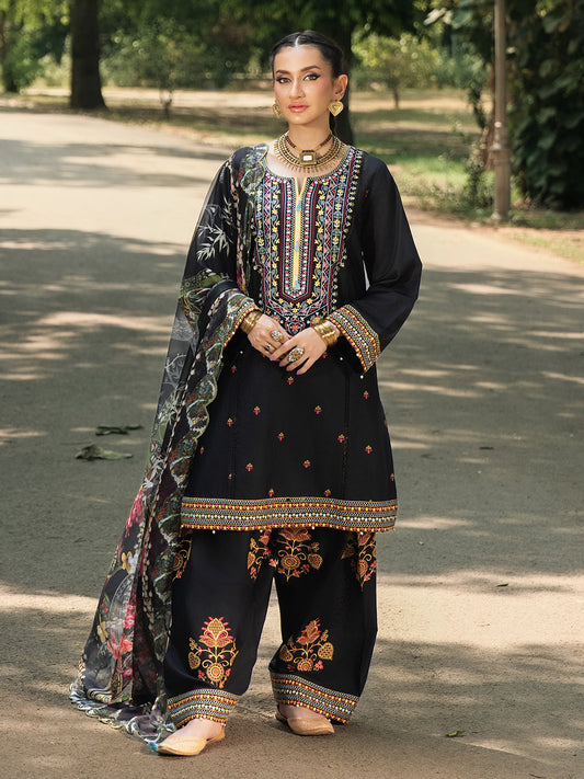Hemstitch | The Garden Lawn | Night Jasmine - Ladies Clothes - Maria Faisal