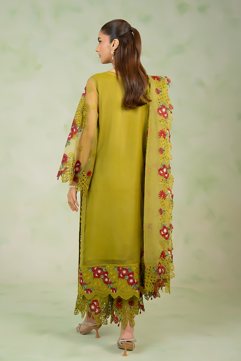 Saad Shaikh | Cutwork 26 | Nira - Luxury Dress - available at Maria Faisal in UK and USA.