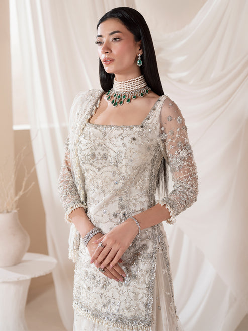 Epoque | Reve Luxury Formals | Noore - Formal Dress - available at Maria Faisal in UK and USA.