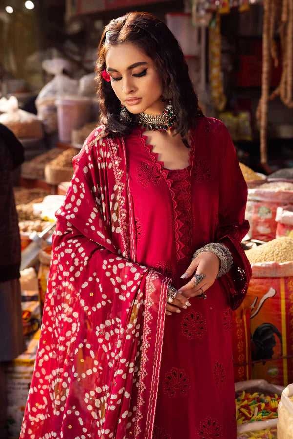 Nureh | Bazaar Lawn Chikankari 24 | NS-124 - Ladies Clothes - Maria Faisal