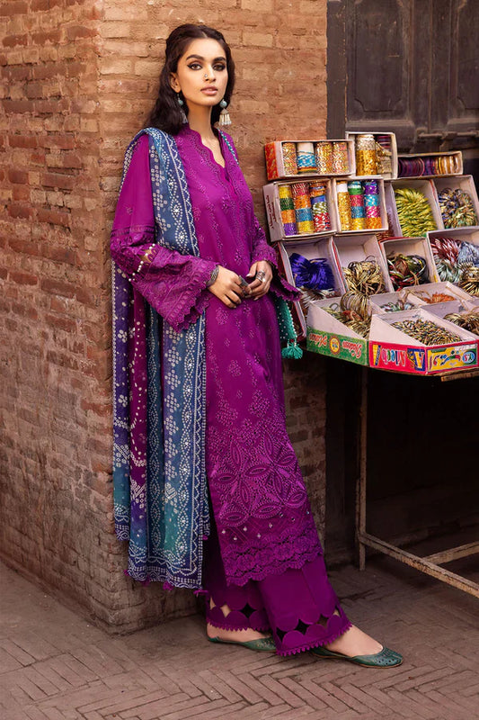 Nureh | Bazaar Lawn Chikankari 24 | NS-125 - Ladies Clothes - Maria Faisal