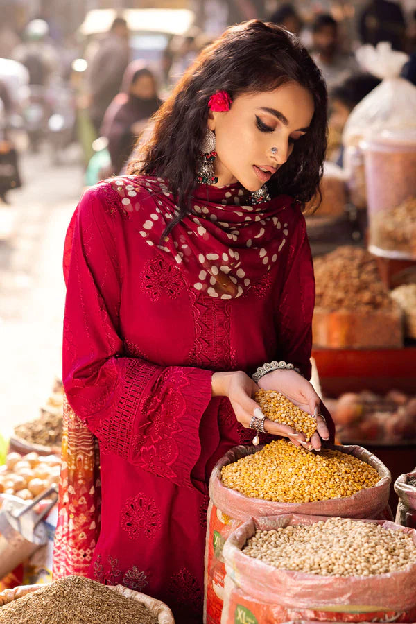 Nureh | Bazaar Lawn Chikankari 24 | NS-124 - Ladies Clothes - Maria Faisal