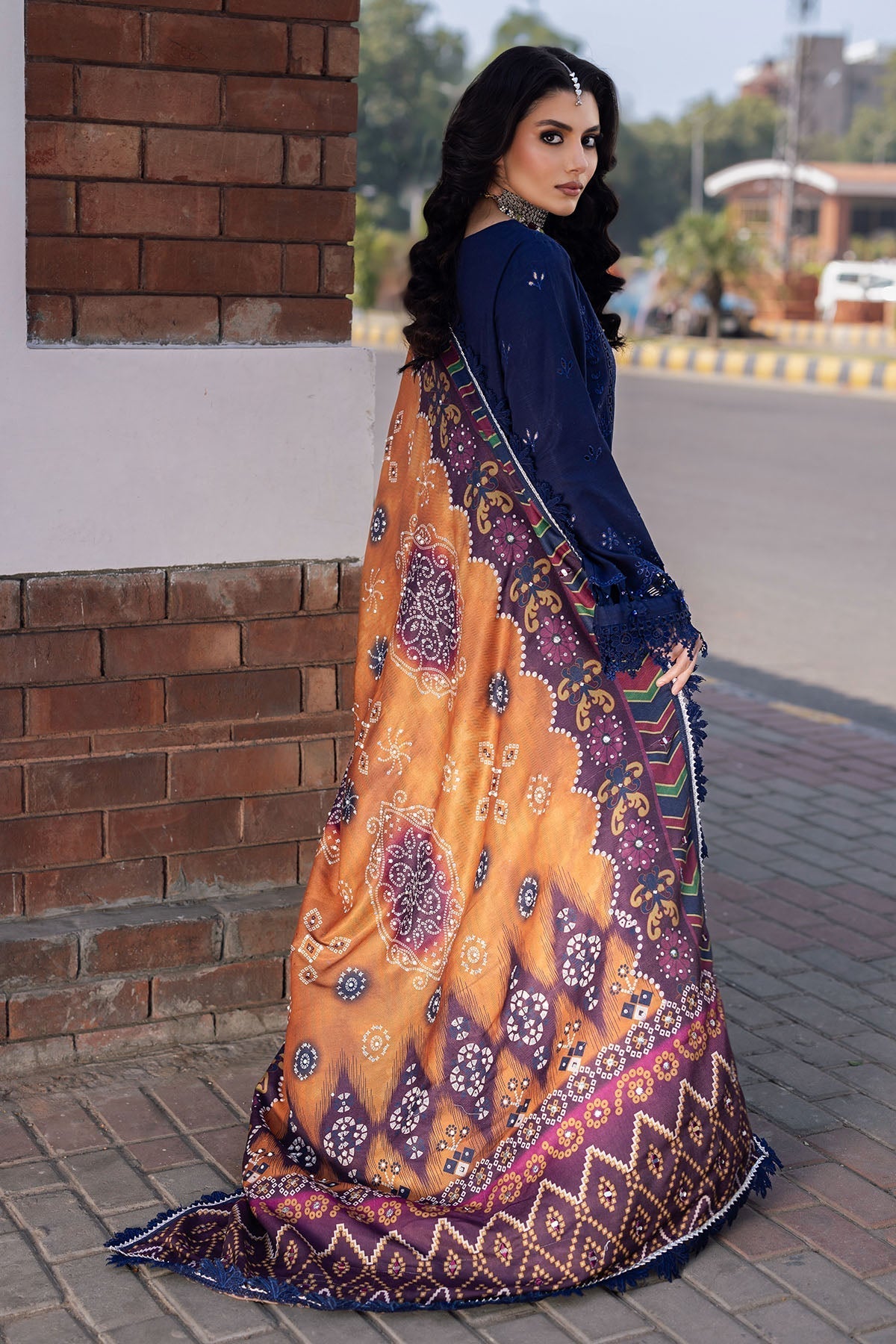 Nureh | Bazaar Winter 24 |  NE-114 - Designer Dress with Intricate embroidery and embellishments. Shop elegent wedding dress at Maria Faisal.