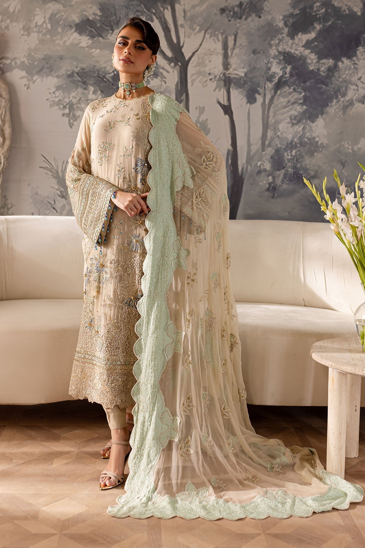 Nureh | Elanora Formals 24| NEL-58 - Ladies Clothes - Maria Faisal