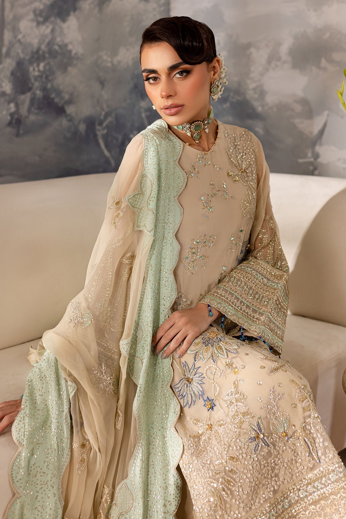 Nureh | Elanora Formals 24| NEL-58 - Ladies Clothes - Maria Faisal