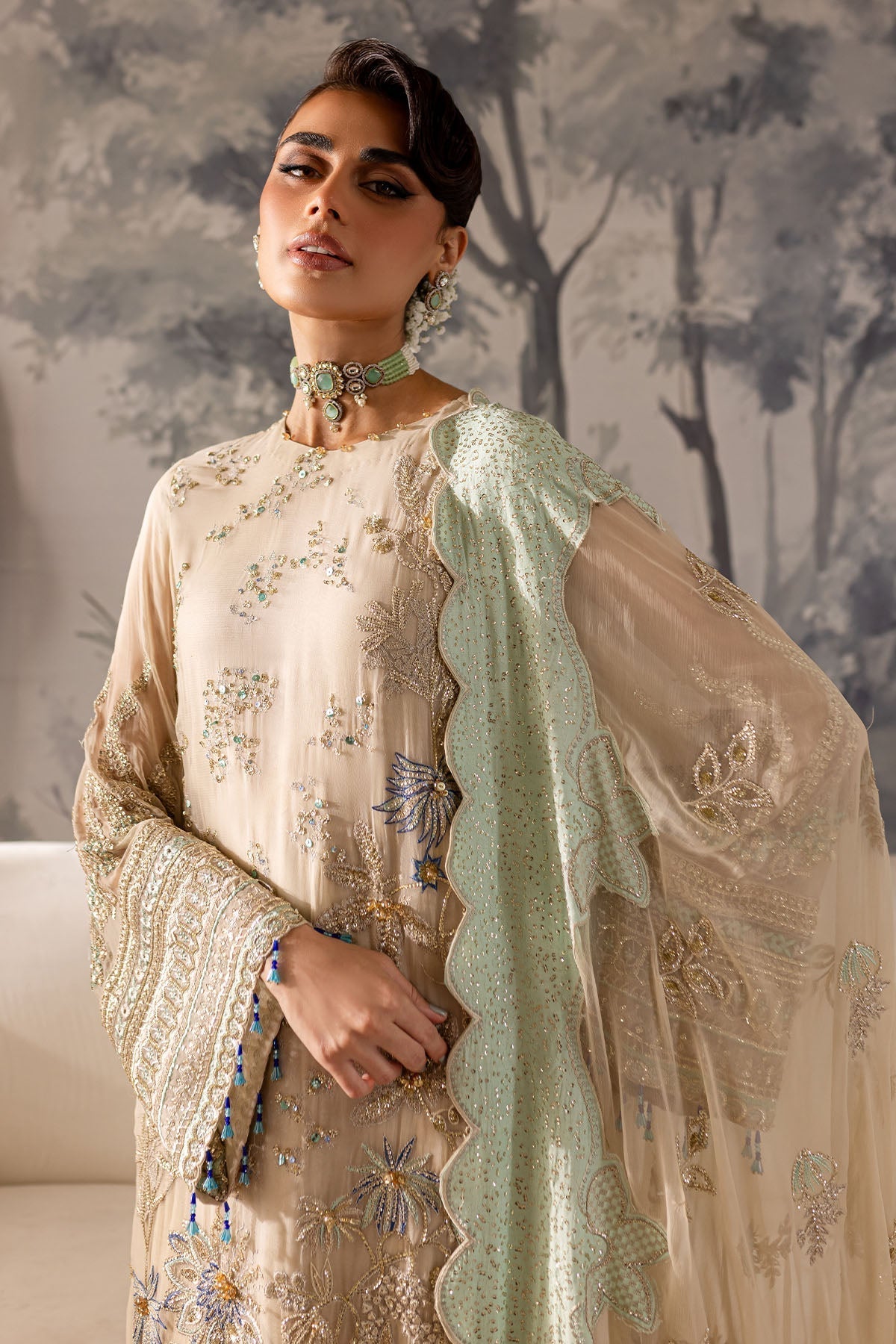 Nureh | Elanora Formals 24| NEL-58 - Ladies Clothes - Maria Faisal