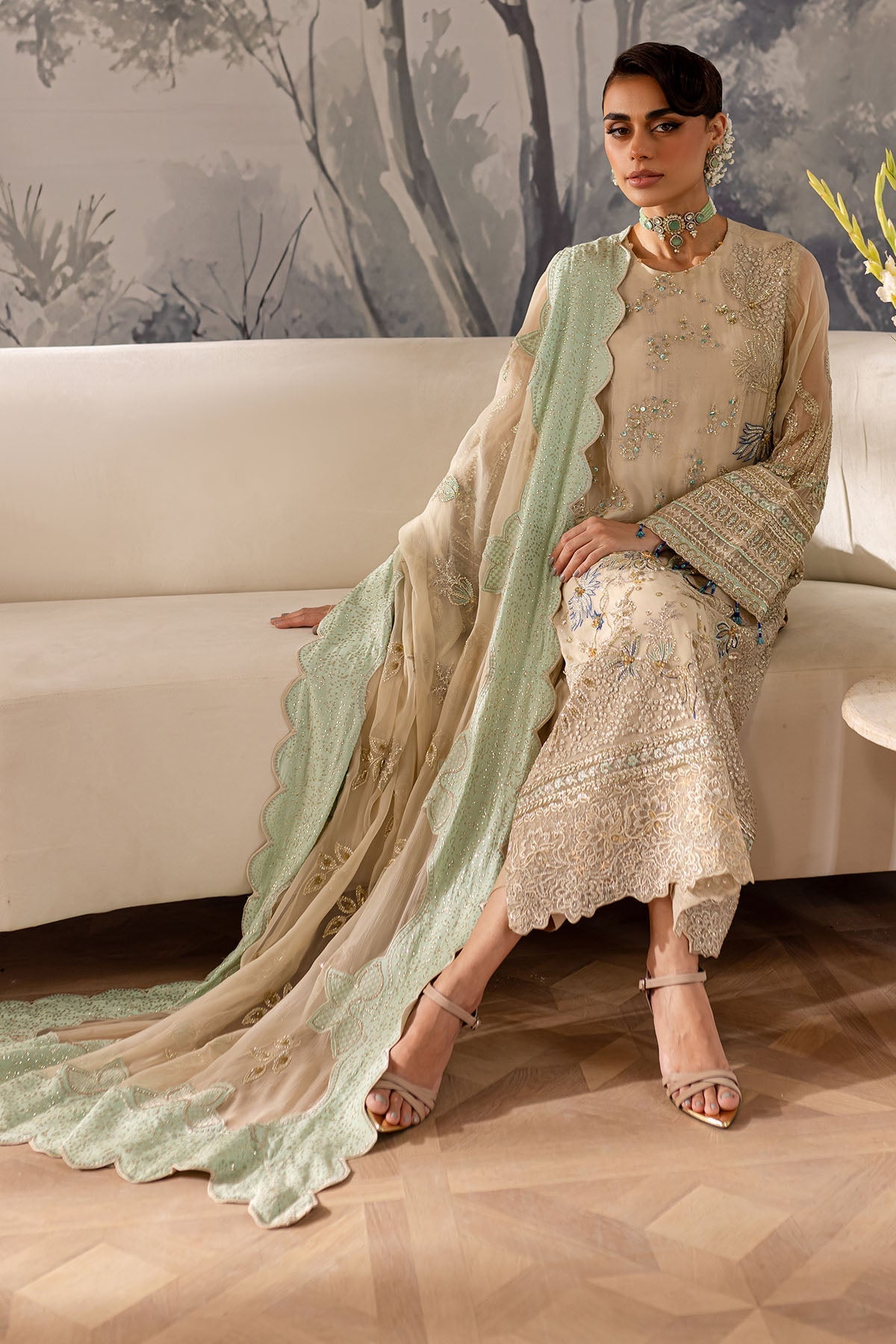 Nureh | Elanora Formals 24| NEL-58 - Ladies Clothes - Maria Faisal