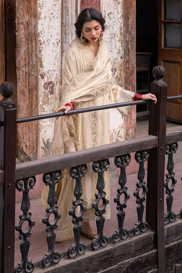 Nureh | Jacquard Lawn | Alif - Ladies Clothes - Maria Faisal