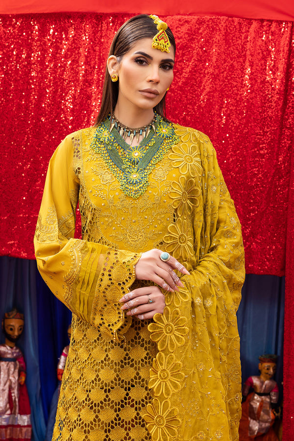 Nureh | Mela Luxury Lawn | NDS-100 - Ladies Clothes - Maria Faisal