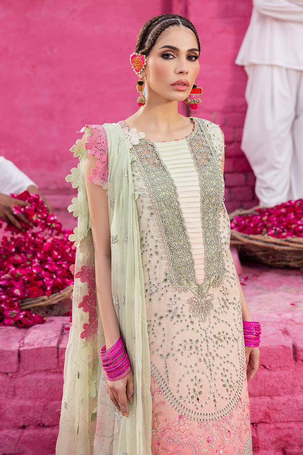 Nureh | Mela Luxury Lawn | NDS-103 - Ladies Clothes - Maria Faisal