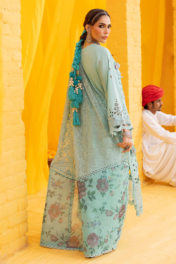 Nureh | Mela Luxury Lawn | NDS-102 - Ladies Clothes - Maria Faisal
