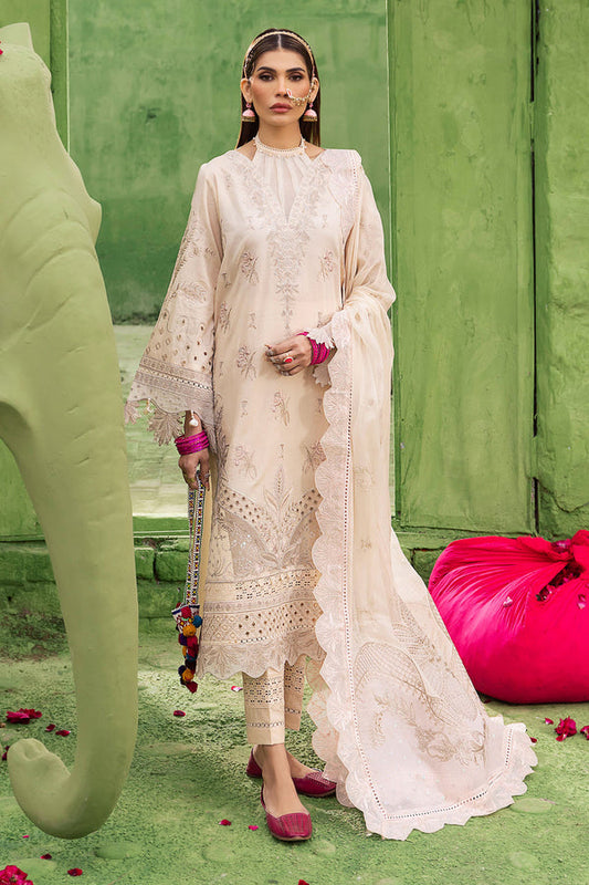 Nureh | Mela Luxury Lawn | NDS-104 - Ladies Clothes - Maria Faisal