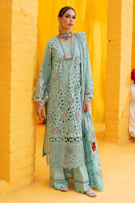 Nureh | Mela Luxury Lawn | NDS-102 - Ladies Clothes - Maria Faisal