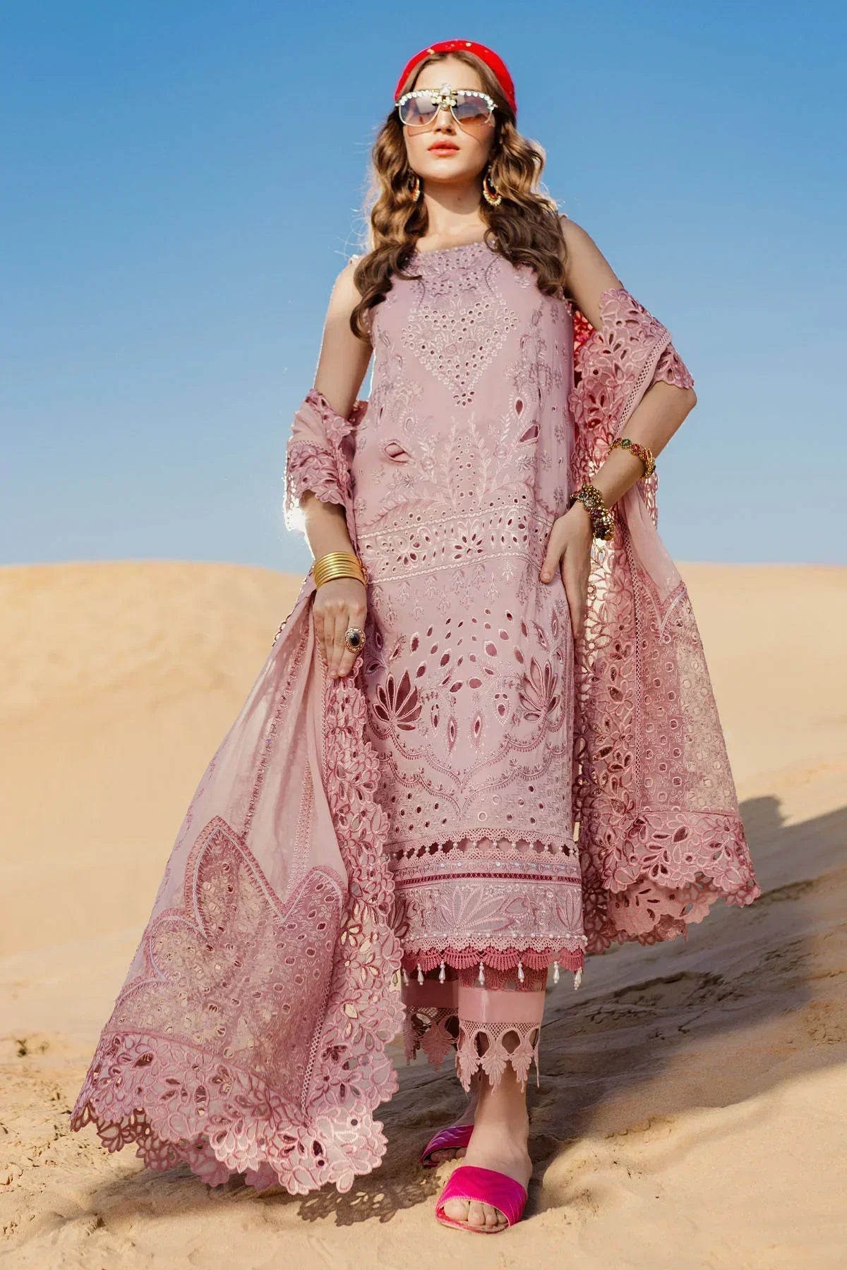 Nureh | Sehra Swiss Voil Lawn | CARNIVAL - NE-73 - Ladies Clothes - Maria Faisal