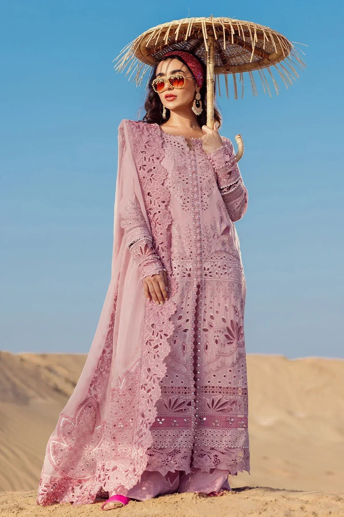 Nureh | Sehra Swiss Voil Lawn | CARNIVAL - NE-73 - Ladies Clothes - Maria Faisal