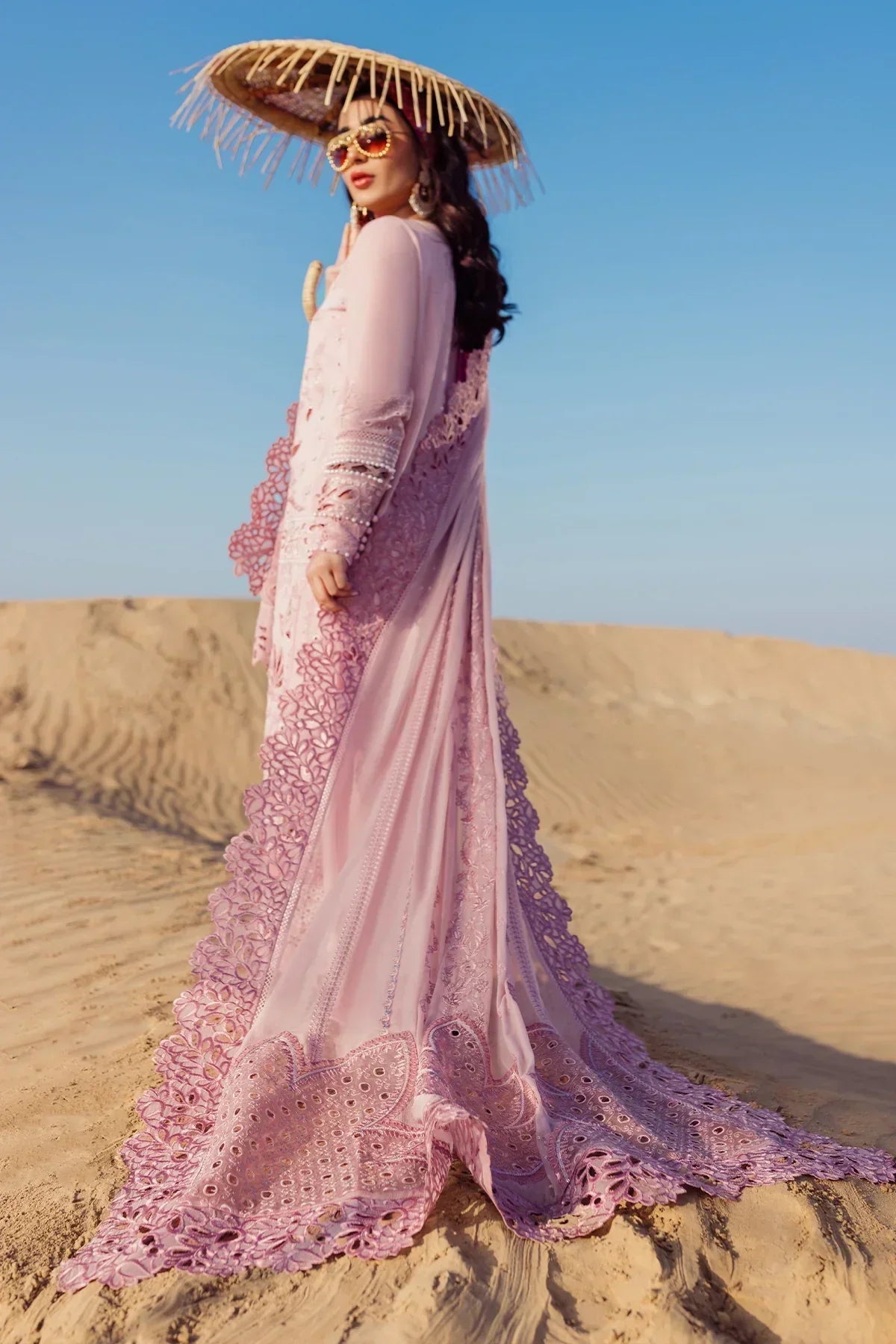 Nureh | Sehra Swiss Voil Lawn | CARNIVAL - NE-73 - Ladies Clothes - Maria Faisal