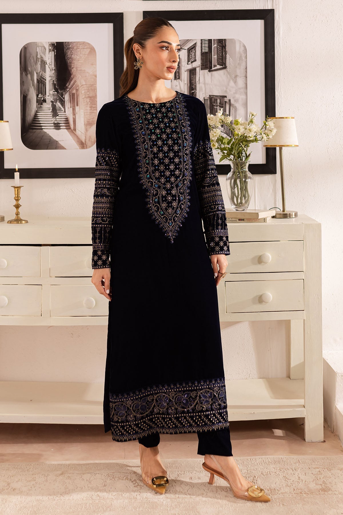 Nureh | Shades of Winter |  NP-593 - Ladies Clothes - Maria Faisal