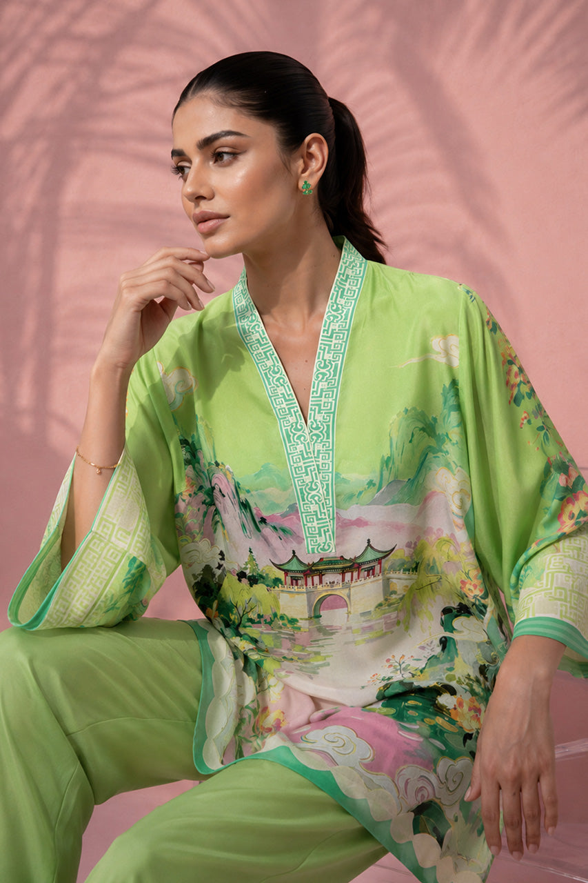 Sania Maskatiya | Summer Festive 26 | Eileen (B) - Luxury Dress - available at Maria Faisal in UK and USA.