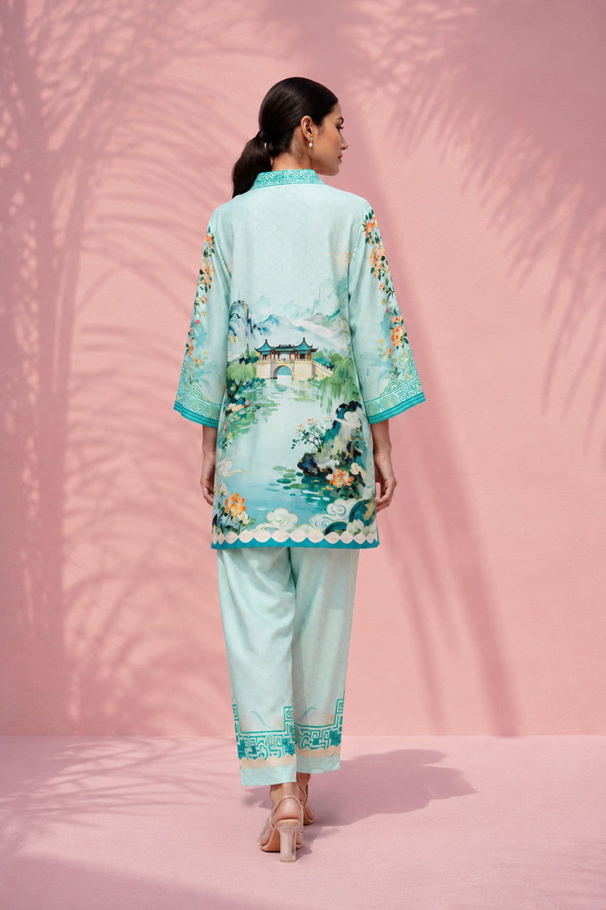 Sania Maskatiya | Summer Festive 26 | Eileen - Luxury Dress - available at Maria Faisal in UK and USA.