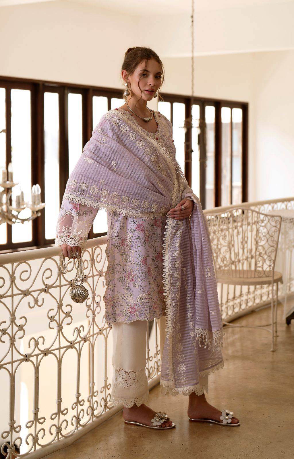 AJR Couture | Printakari Lawn 25 | Pearl by Maria Faisal - Registered Vendor of : AJR Couture - type : Ladies Clothes - 100% original wedding dresses