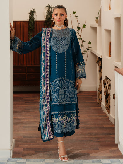 Parishay | Mira Winter |  DU-04 - Designer Dress with Intricate embroidery and embellishments. Shop elegent wedding dress at Maria Faisal.
