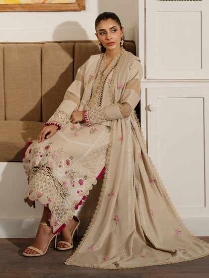 Parishay | Mira Winter |  DU-07 - Designer Dress with Intricate embroidery and embellishments. Shop elegent wedding dress at Maria Faisal.
