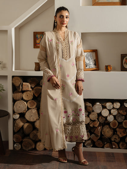 Parishay | Mira Winter |  DU-07 - Designer Dress with Intricate embroidery and embellishments. Shop elegent wedding dress at Maria Faisal.