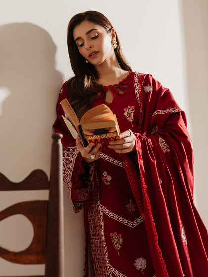 Parishay | Mira Winter |  DU-08 - Designer Dress with Intricate embroidery and embellishments. Shop elegent wedding dress at Maria Faisal.
