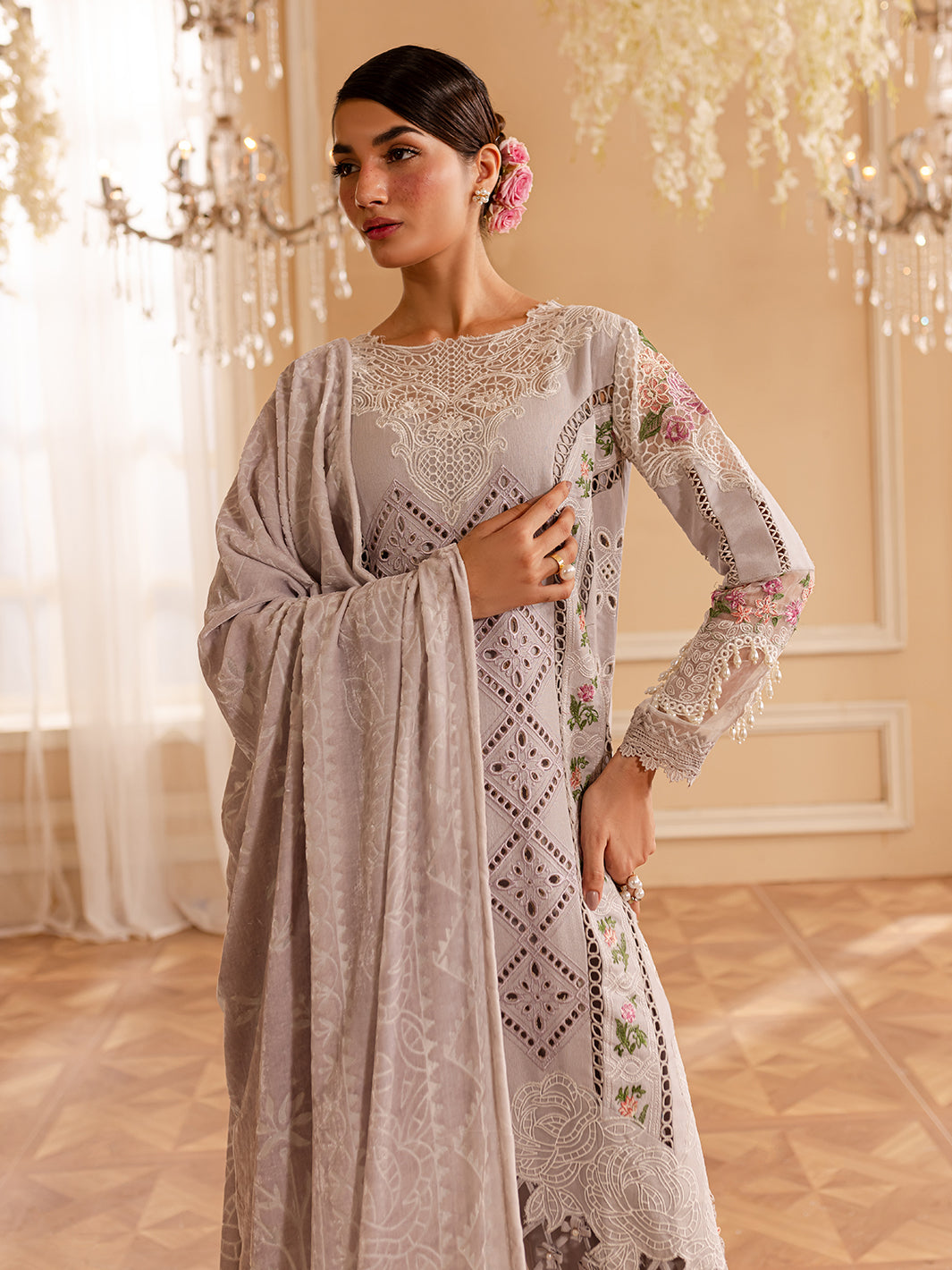 Parishay | Panache Winter | PN-05 - Designer Dress with Intricate embroidery and embellishments. Shop elegent wedding dress at Maria Faisal.