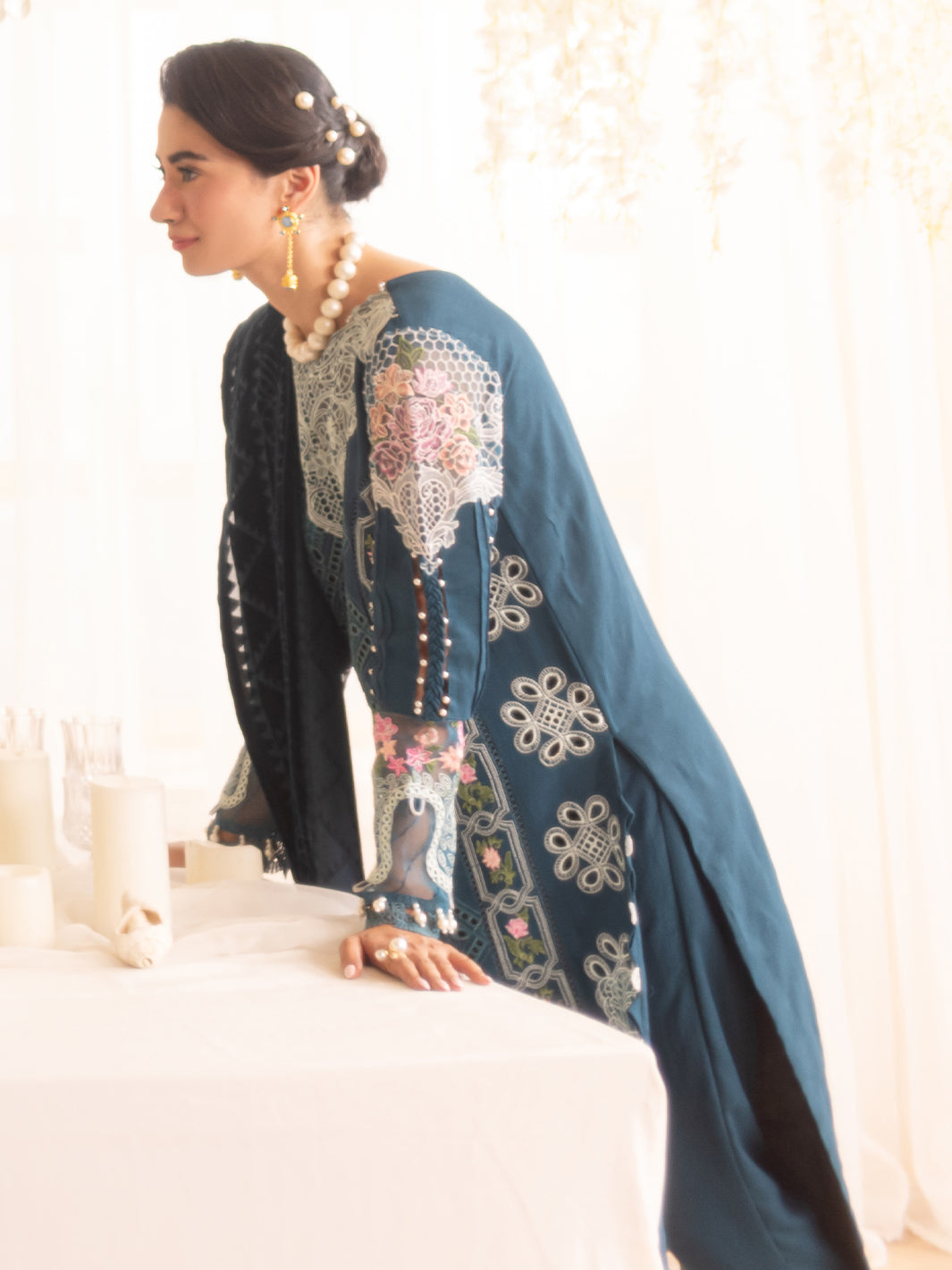 Parishay | Panache Winter | PN-06 - Designer Dress with Intricate embroidery and embellishments. Shop elegent wedding dress at Maria Faisal.
