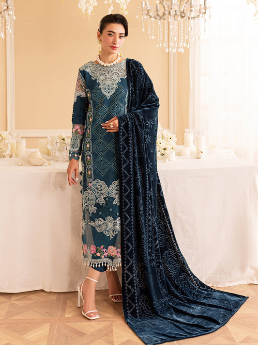 Parishay | Panache Winter | PN-06 - Designer Dress with Intricate embroidery and embellishments. Shop elegent wedding dress at Maria Faisal.