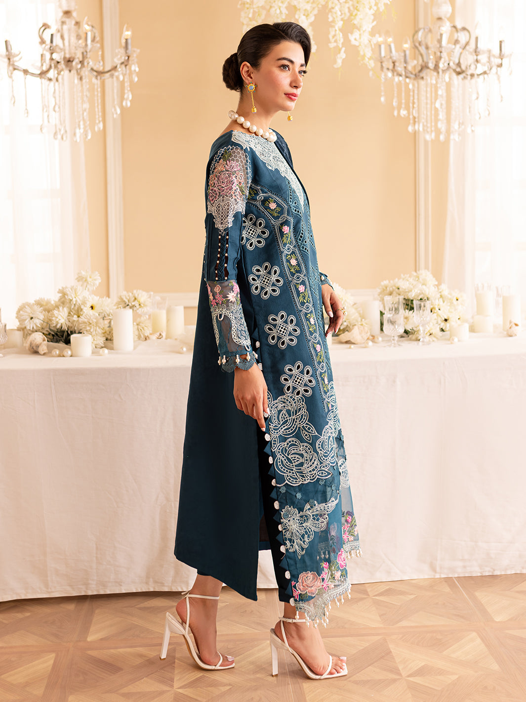 Parishay | Panache Winter | PN-06 - Designer Dress with Intricate embroidery and embellishments. Shop elegent wedding dress at Maria Faisal.