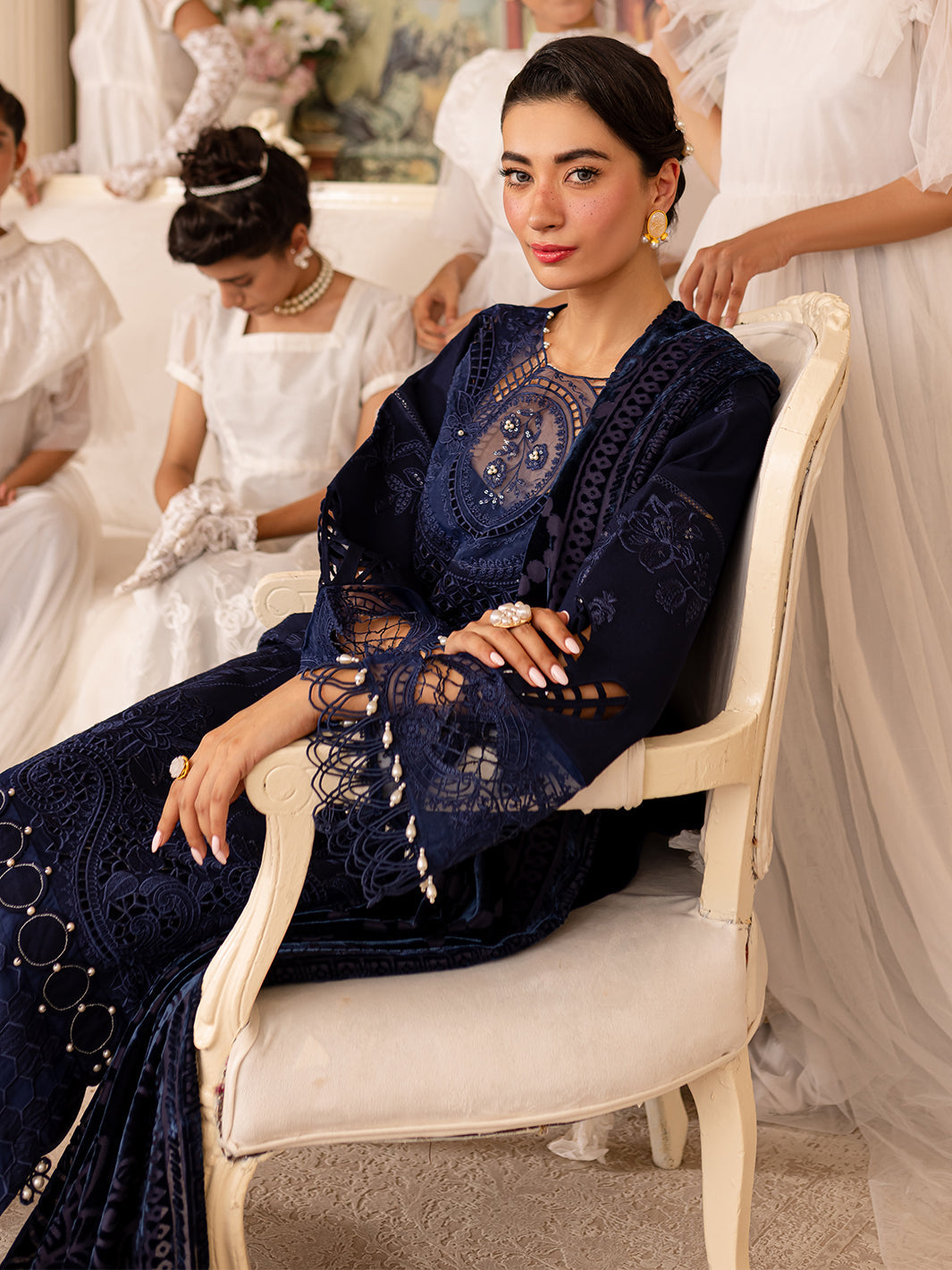 Parishay | Panache Winter | PN-02 - Designer Dress with Intricate embroidery and embellishments. Shop elegent wedding dress at Maria Faisal.
