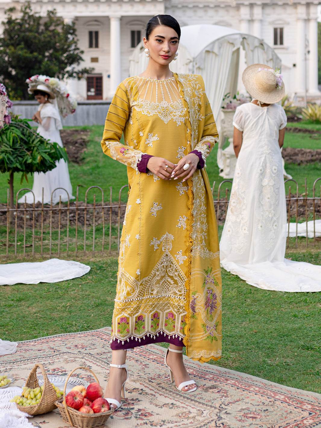 Parishay | Panache Winter | PN-11 - Designer Dress with Intricate embroidery and embellishments. Shop elegent wedding dress at Maria Faisal.