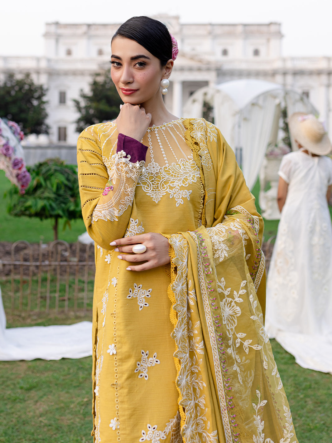 Parishay | Panache Winter | PN-11 - Designer Dress with Intricate embroidery and embellishments. Shop elegent wedding dress at Maria Faisal.