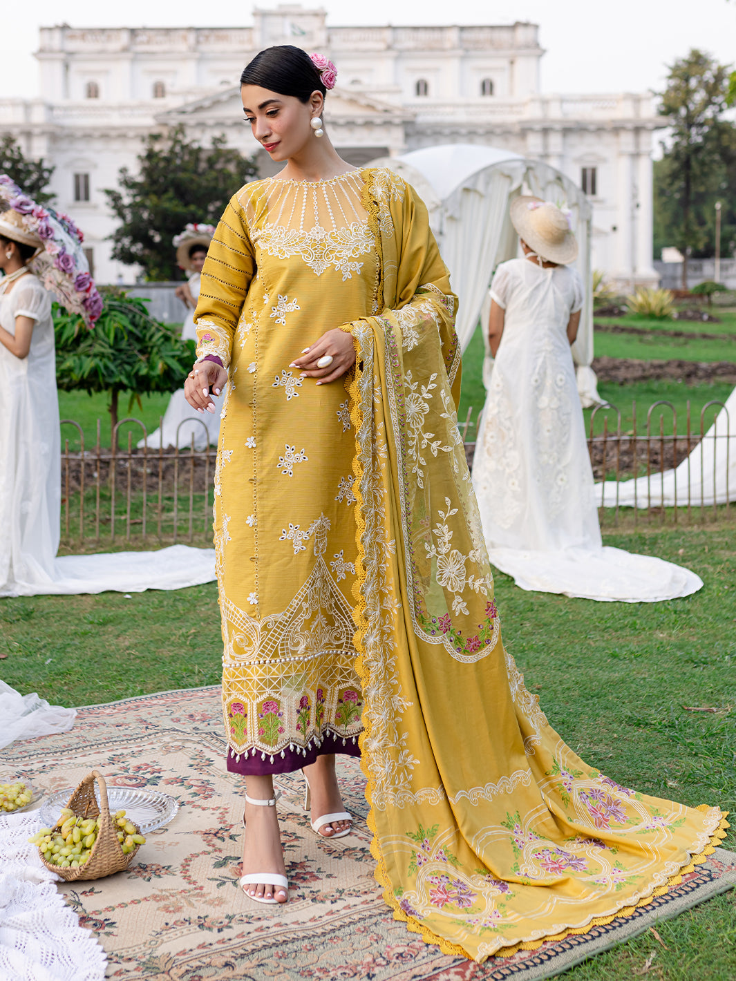 Parishay | Panache Winter | PN-11 - Designer Dress with Intricate embroidery and embellishments. Shop elegent wedding dress at Maria Faisal.