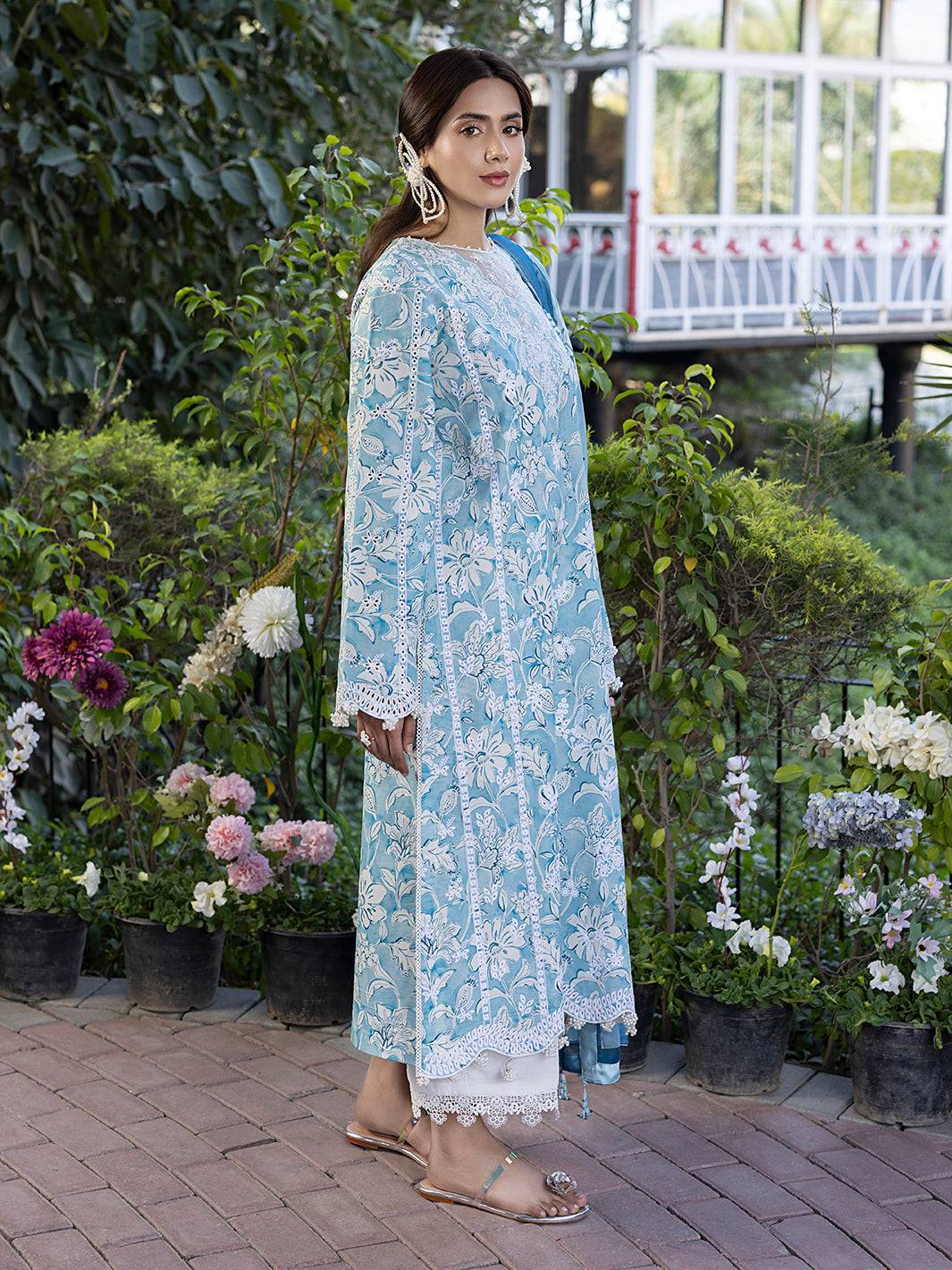 Izel | Oh Spring Lawn 25 | PEARL by Maria Faisal - Registered Vendor of : Izel - type : Ladies Clothes - 100% original wedding dresses