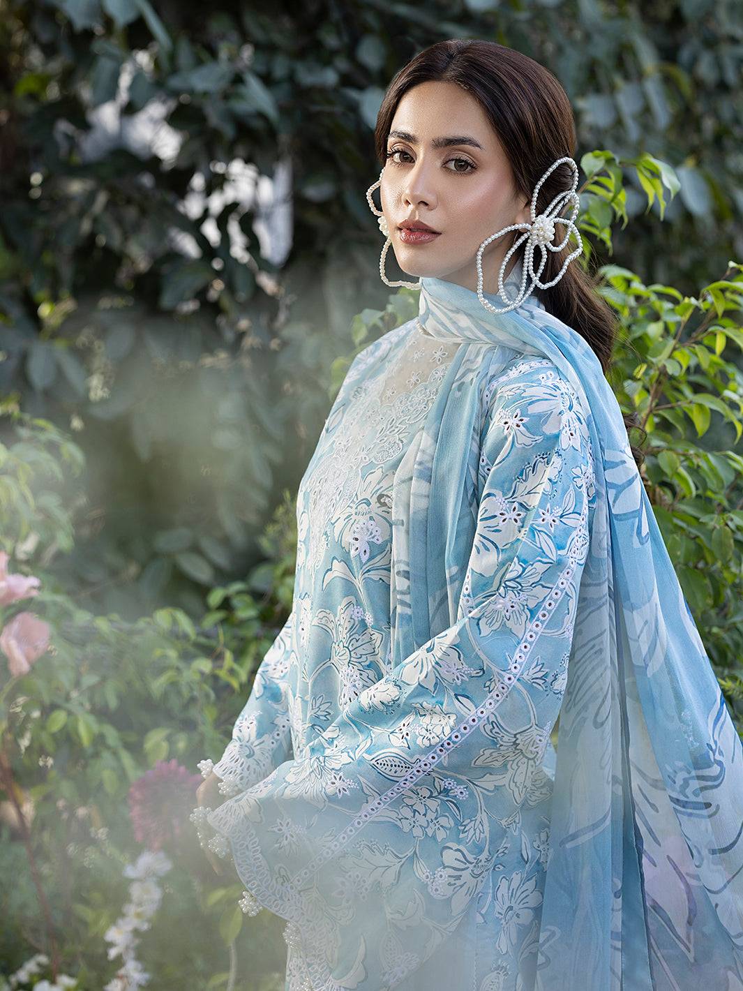 Izel | Oh Spring Lawn 25 | PEARL by Maria Faisal - Registered Vendor of : Izel - type : Ladies Clothes - 100% original wedding dresses