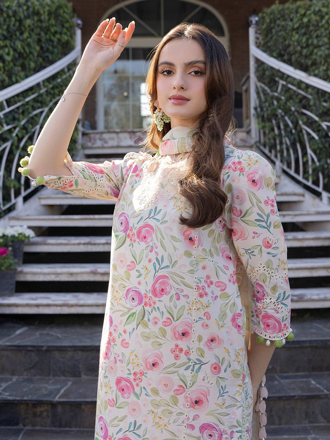 Izel | Oh Spring Lawn 25 | PETAL by Maria Faisal - Registered Vendor of : Izel - type : Ladies Clothes - 100% original wedding dresses