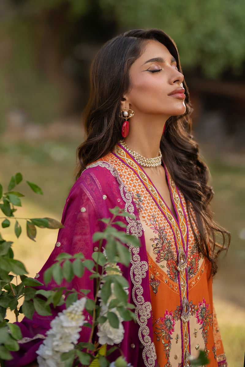 Qalamkar | Luxe Silk |  UA-03 ALMA - Ladies Clothes - Maria Faisal