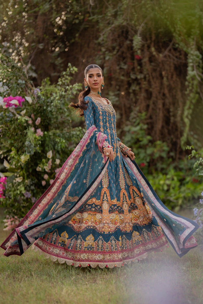 Qalamkar | Luxe Silk |  UA-09 TINA - Ladies Clothes - Maria Faisal