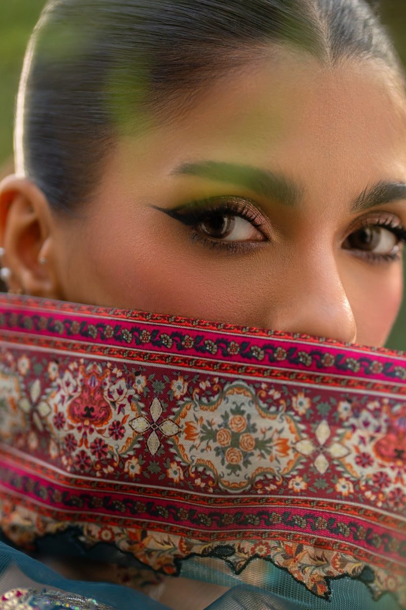Qalamkar | Luxe Silk |  UA-09 TINA - Ladies Clothes - Maria Faisal