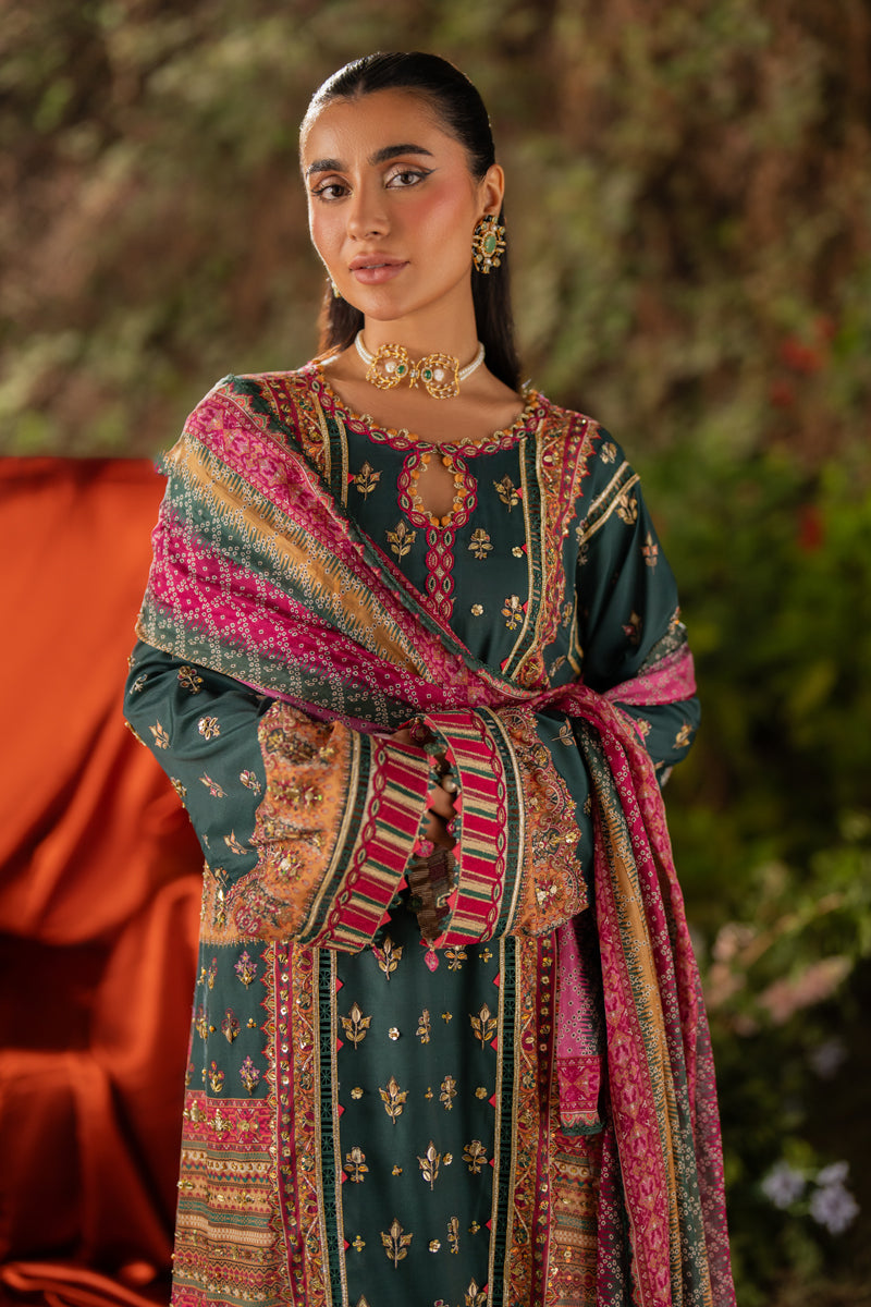 Qalamkar | Luxe Silk |  UA-02 NINA - Ladies Clothes - Maria Faisal