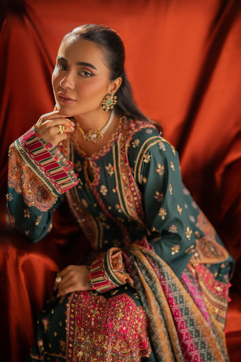Qalamkar | Luxe Silk |  UA-02 NINA - Ladies Clothes - Maria Faisal
