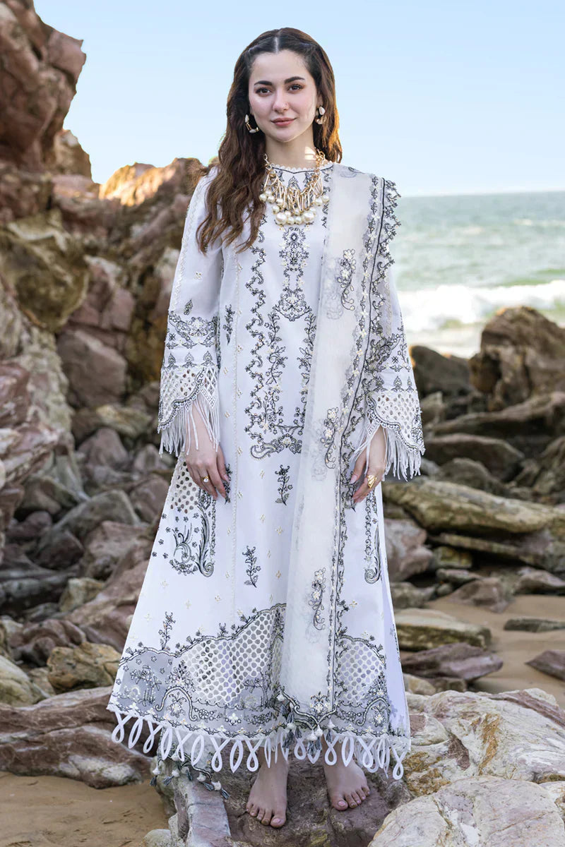 Qalamkar | Sahil Kinare Luxury Lawn | FP-02 FIZA - Ladies Clothes - Maria Faisal