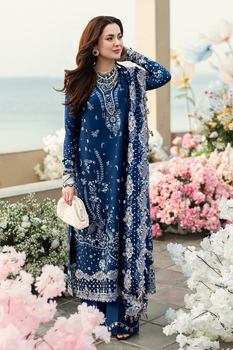 Qalamkar | Sahil Luxury Lawn | FK-05 AURORA - Ladies Clothes 