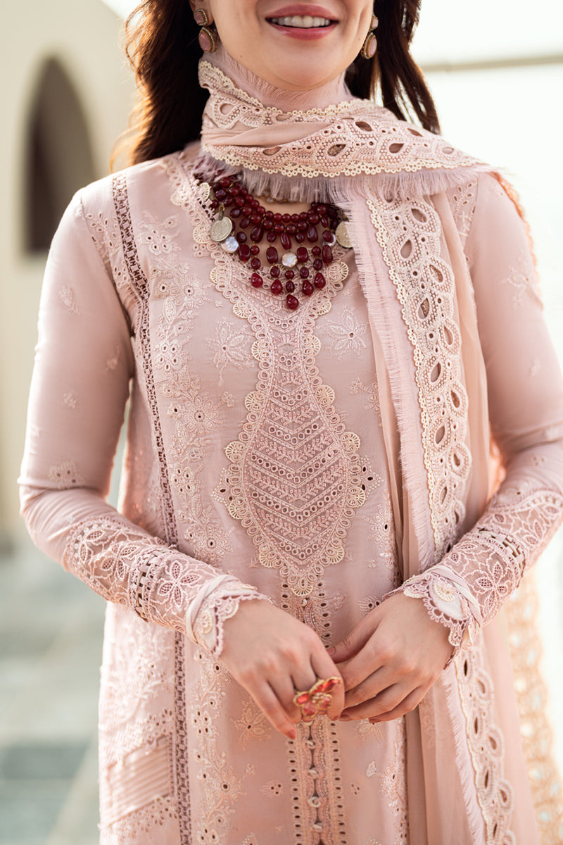Qalamkar | Sahil Luxury Lawn | FK-10 ZOE - Ladies Clothes 