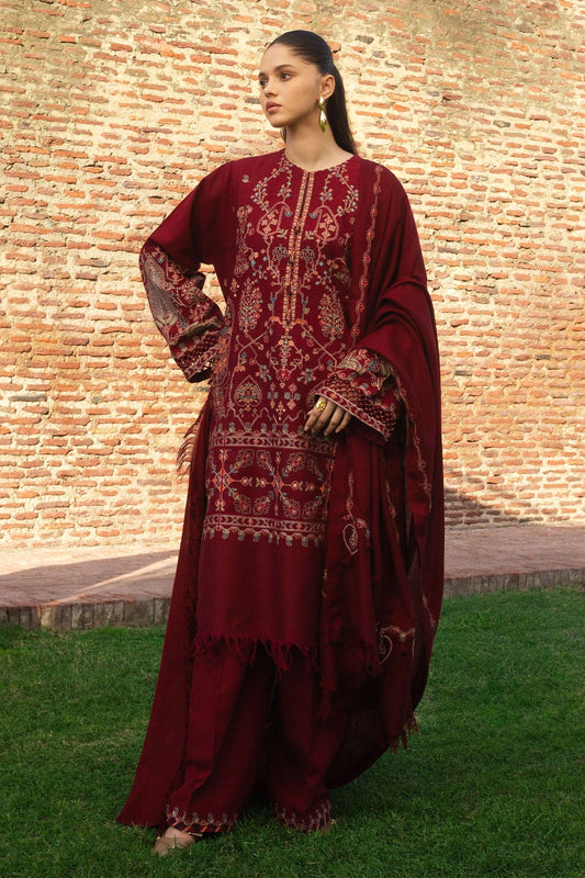 Zara Shahjahan | Winter 24 |  RAHA-D8 - Designer Dress with Intricate embroidery and embellishments. Shop elegent wedding dress at Maria Faisal.