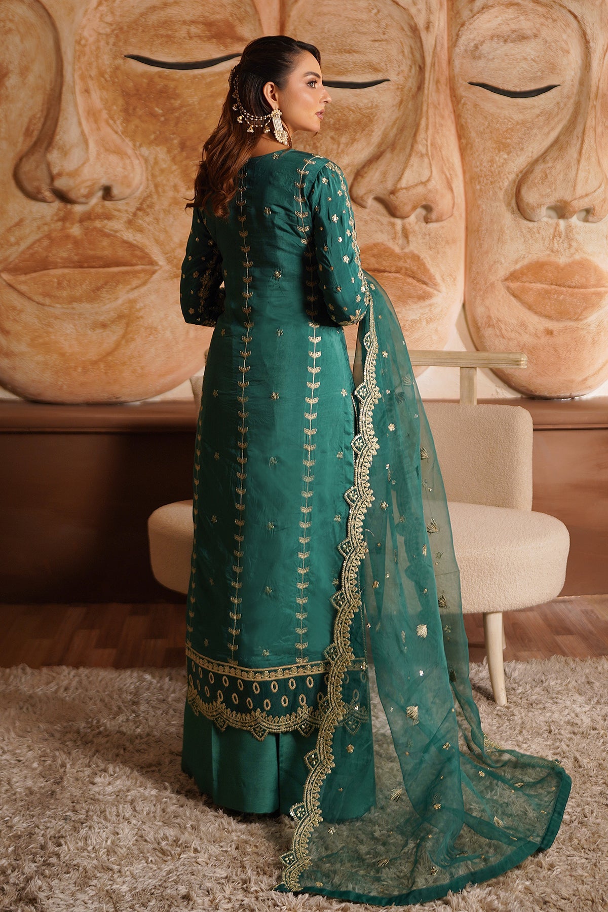 Maryams | Bekhudi Formals | Meherbano B-2002 - Formal Dress - available at Maria Faisal in UK and USA.